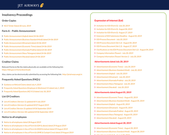 Jet Airways Logo