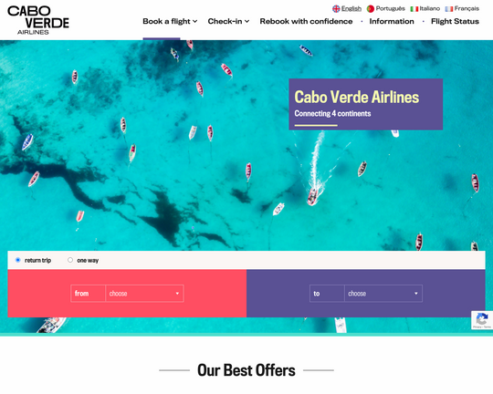 FlyTacv Cabo Verde Airlines Logo