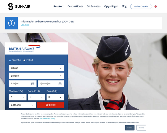 Sun Air Scandinavia Logo